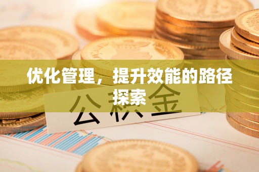 南明优化管理，提升效能的路径探索